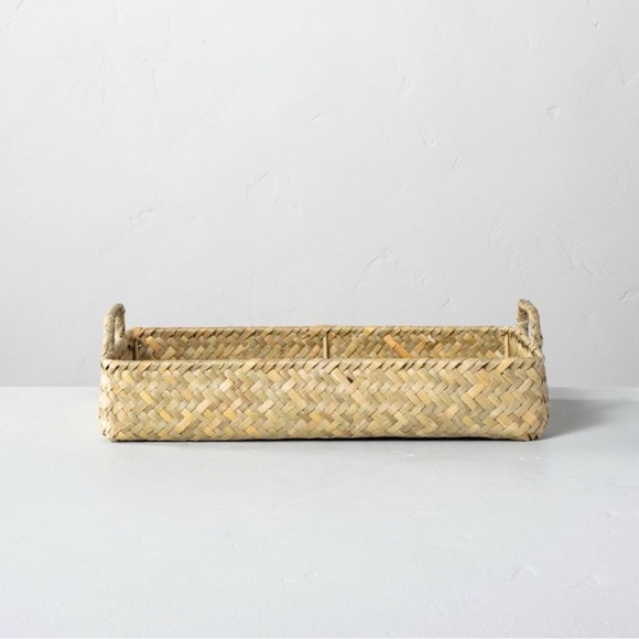 Hearth & Hand Other - Hearth and Hand with Magnolia 8”x12” Natural Woven Grass Tray